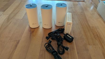 TP Link Deco P9 Wifi Routers and Arris SB6190 Modem