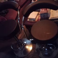 Leather Hair Salon Bar Stools