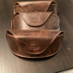 Leather Fossil Sunglasses Cases (3) - $20 Each