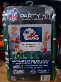 Patriots banner & table cloth