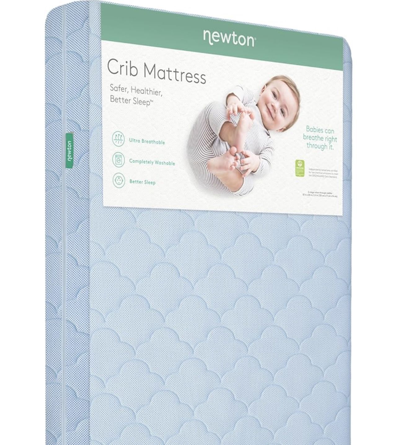 Newton Baby Crib Mattress Sky Blue 