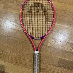 Juniors Pink Head Tennis Racket 