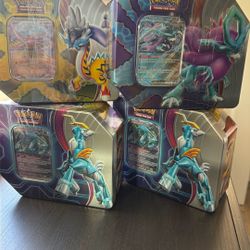 Pokemon TCG Paradox Destinies Tins