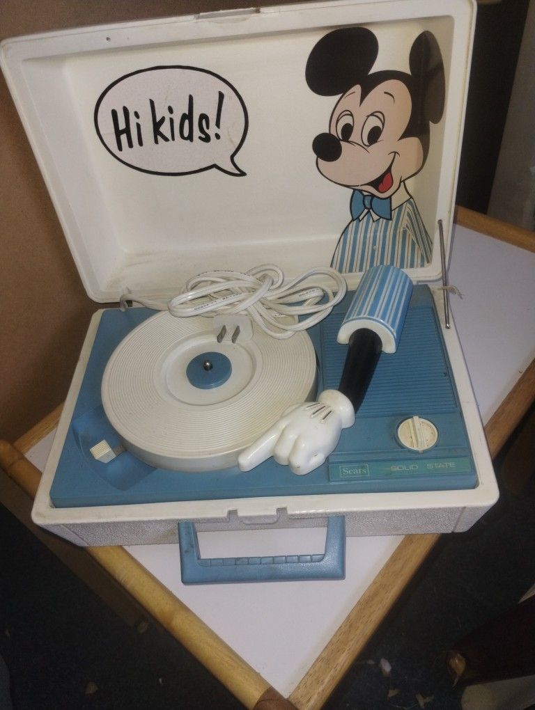 Mickey Mouse Record Player