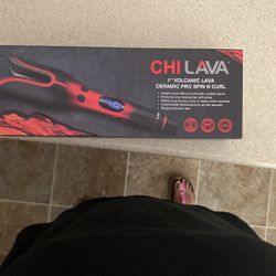 Chi Lava 1” Volcanic Lava Ceramic Pro Spin N Curl