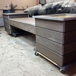 Custom Composite Planter Bench