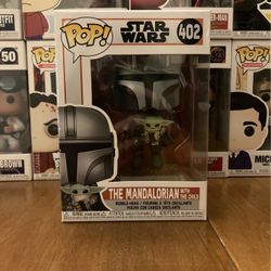 The Mandalorian With The Child Funko Pop