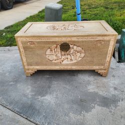 Stunning Hand Carved Chest For Sale In Manteca 