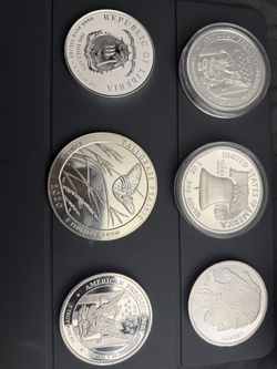 5oz silver Coins