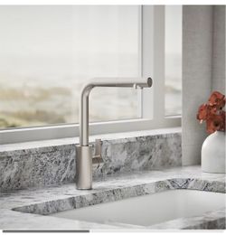 Kohler Elate Pull-out kitchen sink faucet with two-function sprayhead