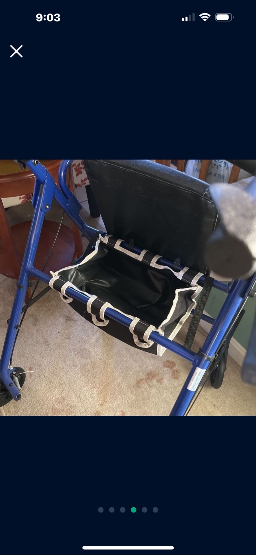 Medical Walker With Brakes
