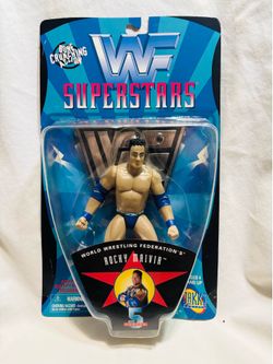 Jakks WWF Superstars Rocky Maivia Bone Crushing Action The Rock Vintage 1997