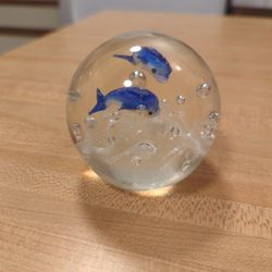 Paperweight Dolphins