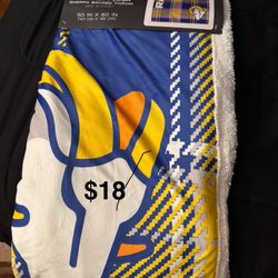 Rams Throw Blanket