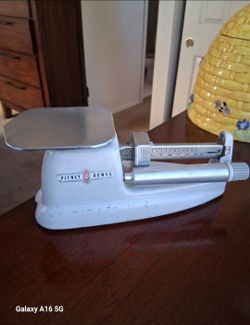 VINTAGE PITNEY BOWES OUNCE WEIGHT BEAM BALANCE SCALE