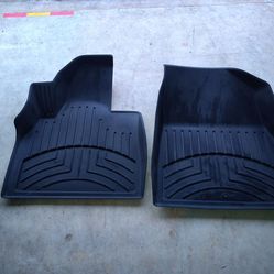 Weather Tech Rubber Front Mat KIA Telluride SUV.