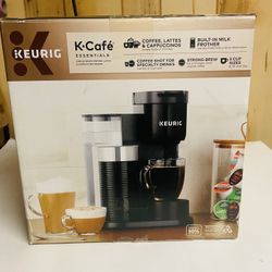 Keurig K-Café Essentials Single Serve K-Cup Pod Coffee, Latte, Cappuccino Machine
