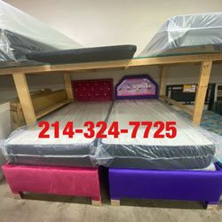 Twin Bed With Mattress 