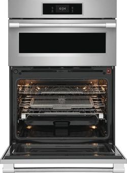 30" Electric Wall Oven and Microwave Combination with Total Convection