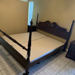 7 Piece Ethan Allen Bedroom Set King 