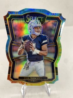2018 Panini Select Dak Prescott #195 Tie-Dye Die-Cut Prizm 19/25