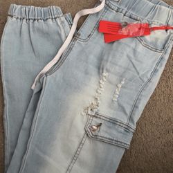 Women Cargo Jogger Jeans 