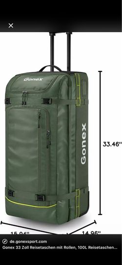 Gonex Rolling Duffle Bag