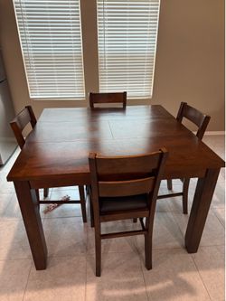 Table and chairs