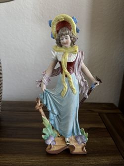 Vintage German Bisque Porcelain 3769 Figurine