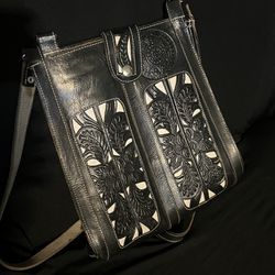 Artisan leather purse