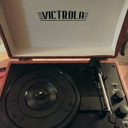 Victrola Leather Case Carrier Travel 