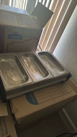 Electric buffet warmer