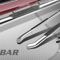 LA Zona Auto Parts Nerf bar side step estribo for 2007 to 2018 Chevy Silverado GMC Sierra EXTENDED CAB ONLY