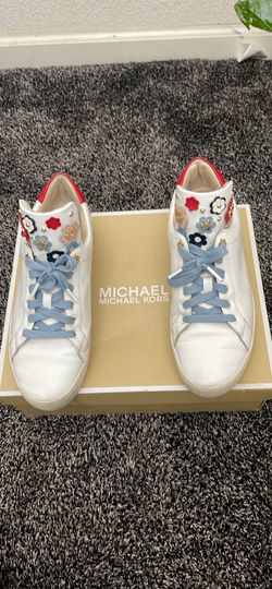 Michael Kors Mindy Lace Up Leather Tennis Shoes Size 9M Pre-Owned/Tennis Usados Michael Kors 9M $50