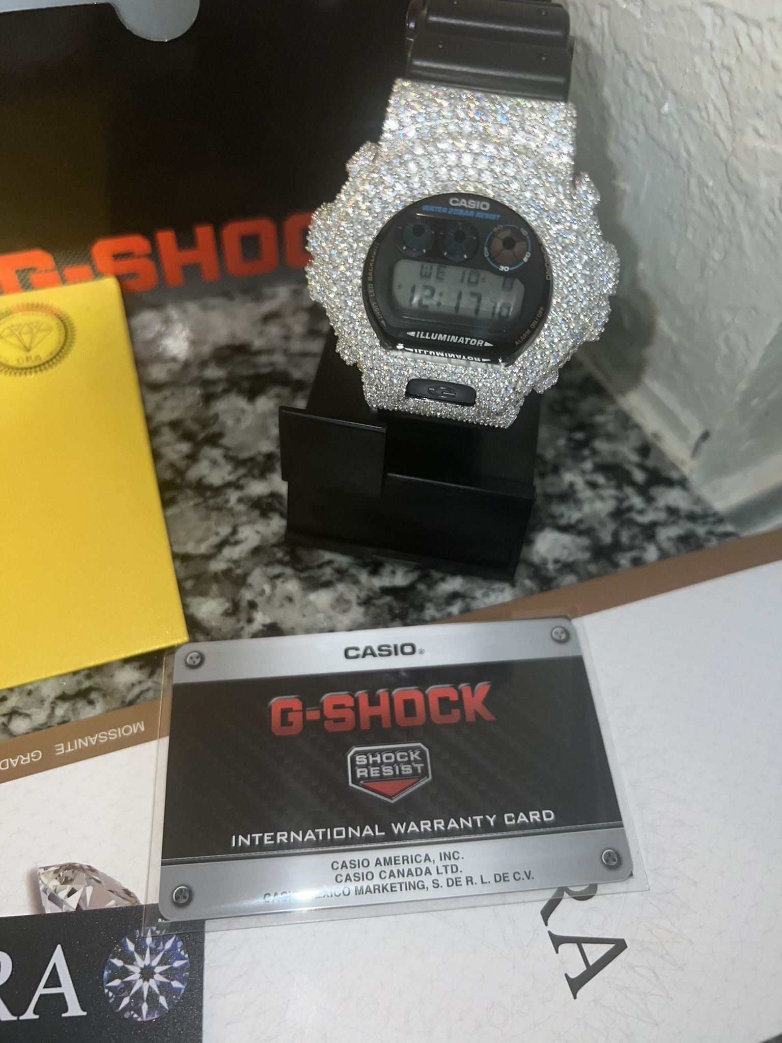 VVS DIAMOND G SHOCK 10 CARATS