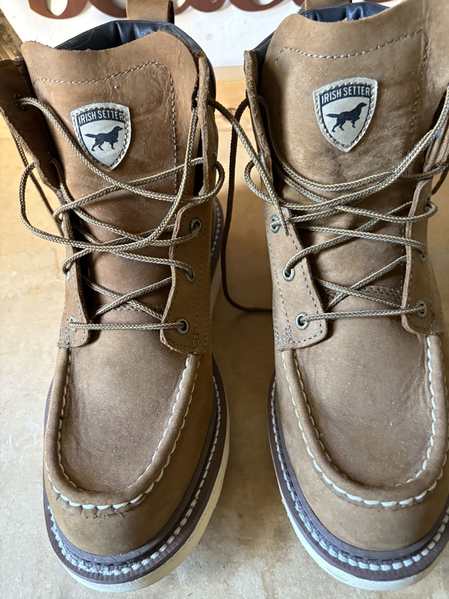 I Irish Setter work boots never been worn size 10 wide