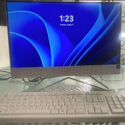 Touchscreen 24" HP All In One PC Intel 11th Gen CPU 16GB RAM 512GB NVMe SSD Webcam 1080P FHD LCD Wi-Fi & Bluetooth Wireless Windows 11