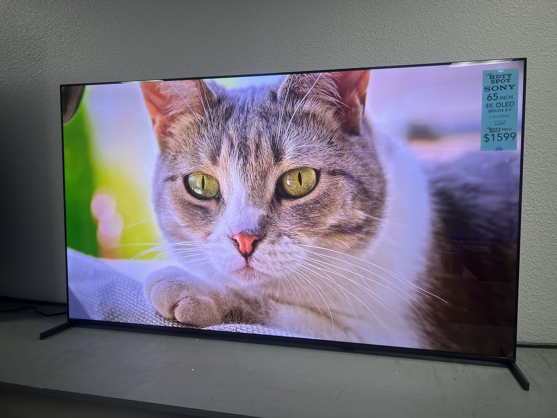 Sony 65" class BRAVIA 8 |I QD-OLED 4K HDR Smart Google TV K-65XR80M2