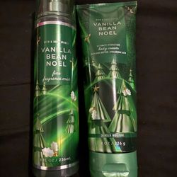 New Bath & Body Works Vanilla Bean Noel $13/Set