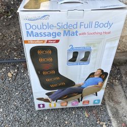 Health Touch, Double Sided Full Body Massage Mat With Soothing Heat