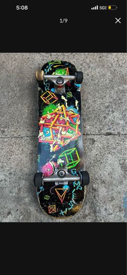 Complete Skateboard with Graphic Deck