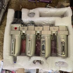 Secador de aire de 4 etapas de grado industrial NPT de 3/4" para compresor, compresor Se Vende Conp Se Se Ve En Las Fotos Es Nuevo Sin Caja 