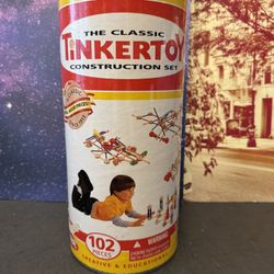 Tinkertoy Construction Set. Jumbo Set. New Unopened 102 Pieces.