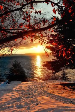 "SUNSET ON SUPERIOR" PICTURE