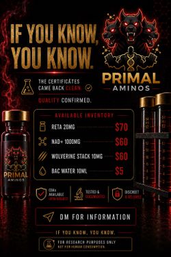 Peptides: NAD+, Wolverine stack, RT and more