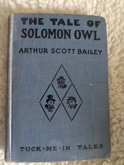 The Tale Of Solomon Owl - Vintage 1917 Hardback Book!