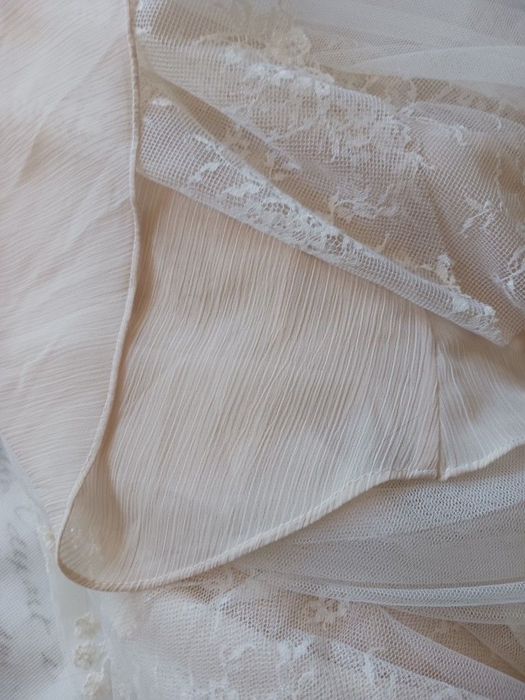 OBO A Line Wedding Dress Double Straps