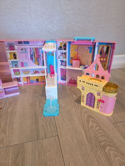 Girls Toy  Barby house and closet