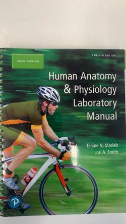 Pearson Human Anatomy & Physiology Laboratory Manual 12 Edition