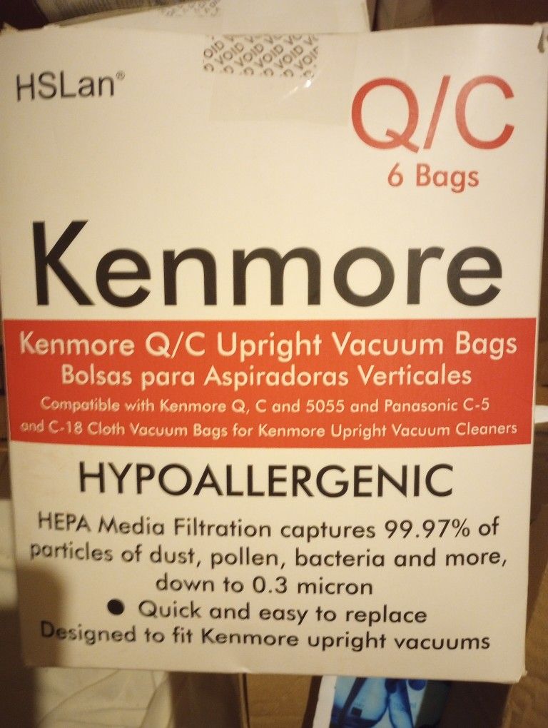 2 Boxes Of Vacuum Cleaner Bags, New